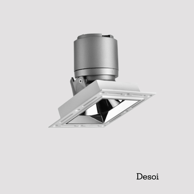 Desoi Anti-Glare Low UGR Modul Led Downlight Hotel Wohnzimmer Veranda Decke Kleine Wandfluter Einbauleuchten Großhandel Projektbeleuchtung