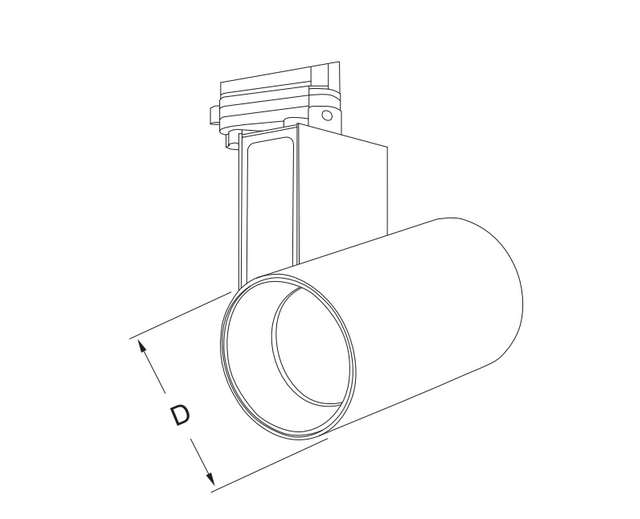 LED-Lampe für den Einzelhandel, Spot-Beleuchtungskörper, Strahler, lineare magnetische Schienenverfolgungslampe